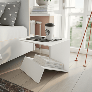 C-Shaped Magazine Rack & End Table