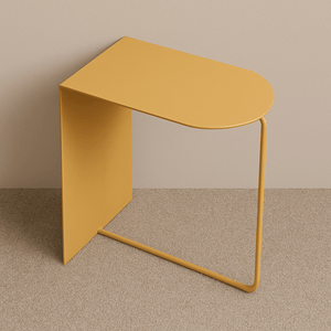 Modern Yellow Triangle Side Table - furely