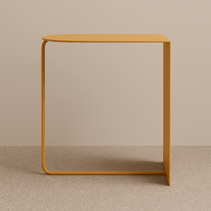 Modern Yellow Triangle Side Table - furely