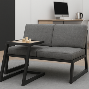 Modern Iron Frame Side Table