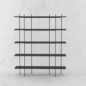 Modern Minimalist Metal Side Table – Dual Tier Organizer Stand - furely