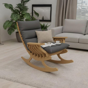 Rocking Chair - Wooden & Cushion