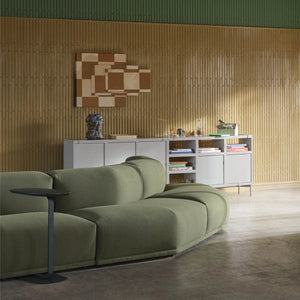 Minimalist Metal Sofa Accent Table