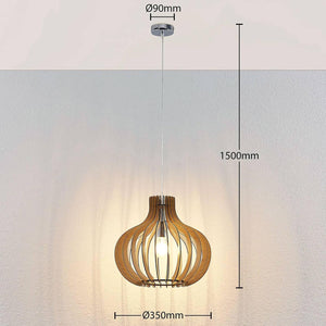Wooden Chandelier , Modern Dining Pendant Light – Furely