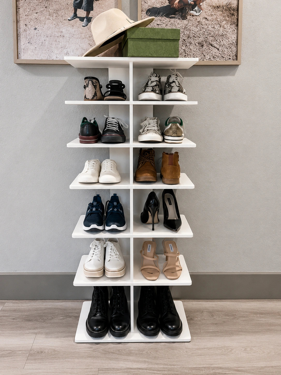 Premium Solid Wood Shoe Rack Stand