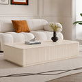 Celeste Fluted Solid Wood Coffee Table