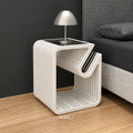 AuraCraft Solid Wood Side Table -  Furely