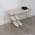 Outdoor Shoe Rack – Metal Shoe Organizer for Balcony & Entryway