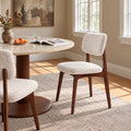 Elvarden Solid Wood Upholstered Dining Chair set of 2