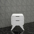 ImperialSqure Solid Wood side Table with 2 Drawers - Furely