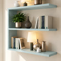 Aqua Haven 3-Tier Wooden Wall Shelf