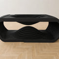 AuraCraft Solid Wood Sculptural Center Table - Furely