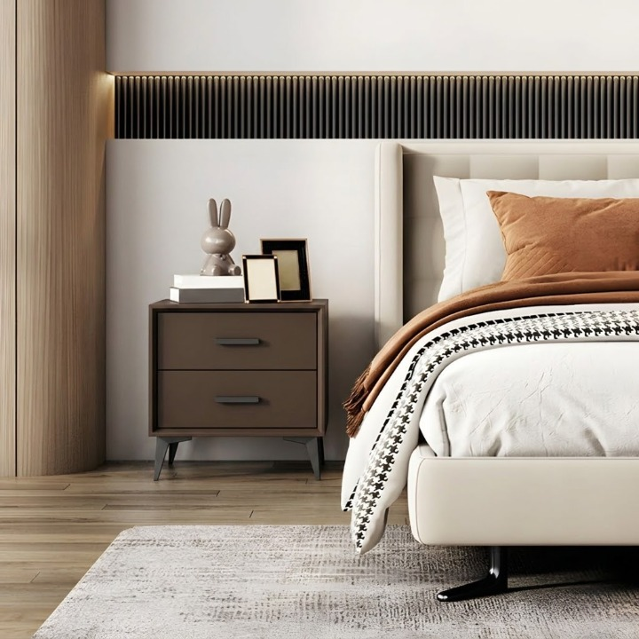 Nova Solid Wood Bedside Tables for Bedrooms