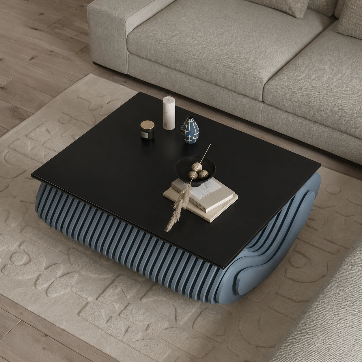 NovaLuxe Solid Wood Coffee Table - Furely