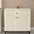 Brookstone Solid Wood Shoe Cabinet