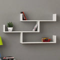 Zelvane Solid Wood 3-Tier Floating Wall Shelf