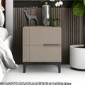 Orbit 2 Drawer Solid Wood Nightstand Bedside Tabel for Bedroom