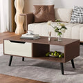 Compact Solid Wood Coffee Table for Living Room