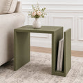 Arvella Modern Rectangular End Table with Open Storage