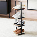 Vertical Shoe Rack – Space Saving Metal Shoe Organizer Stand
