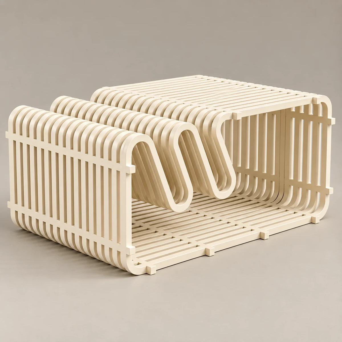 Linea Parametric Solid Wood Coffee Table