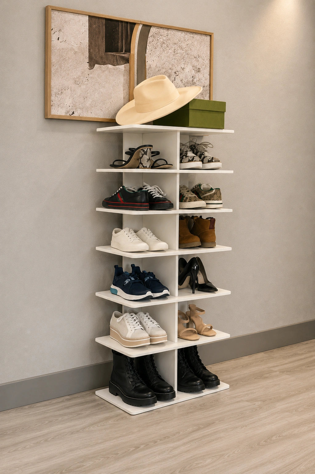 Premium Solid Wood Shoe Rack Stand