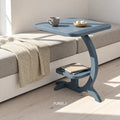 PrimeLuxeC Shaped Solid Wooden Side Table - Furely