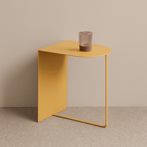 Modern Yellow Triangle Side Table - furely