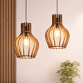 Modern Wooden Hanging Pendant Light for Ceiling
