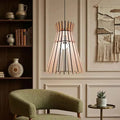 Modern Wooden Pendant Light for Living Room