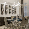 Wall Mounted Wine Glass Holder For bar Decor