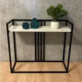 Modern Iron Console Table – Minimalist Entryway or Living Room Accent Stand