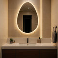 Raindrop Irregular Vanity Mirror with Lights