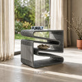 PrimeLuxe Design Solid Wood Side Table Furely