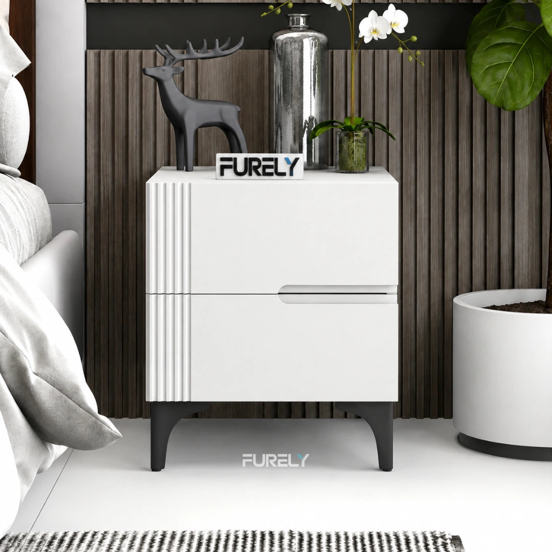 Contemporary Solid Wood Side Tabel For Bedroom