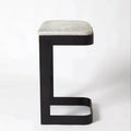Modern Height Counter Bar Stool With Metal Frame