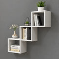 Orlena Wooden Box Wall Shelf Set of 3