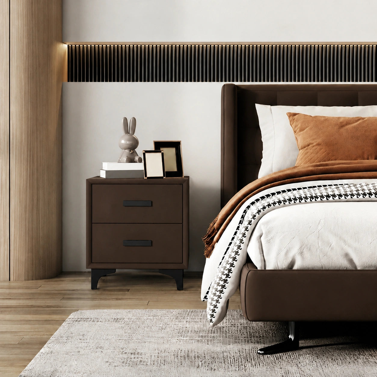 Nova Solid Wood Bedside Tables for Bedrooms