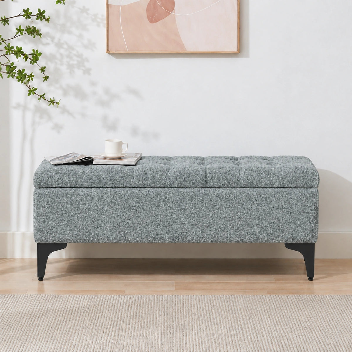 Arden Upholstered Storage Ottoman
