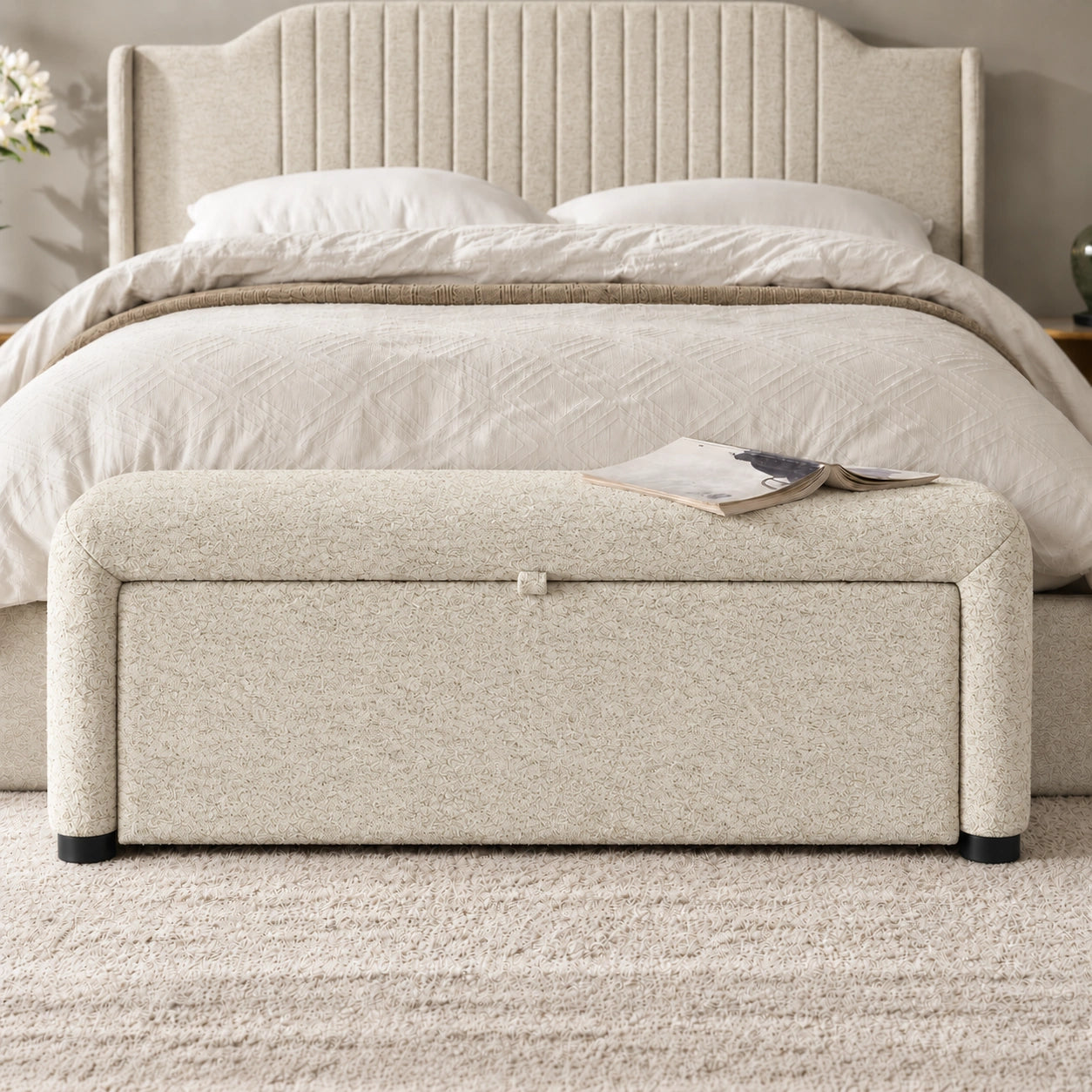 Alora Upholstered Storage Ottoman