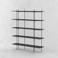 Modern Minimalist Metal Side Table – Dual Tier Organizer Stand - furely