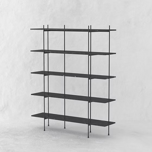 Modern Minimalist Metal Side Table – Dual Tier Organizer Stand - furely