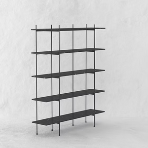 Modern Minimalist Metal Side Table – Dual Tier Organizer Stand - furely