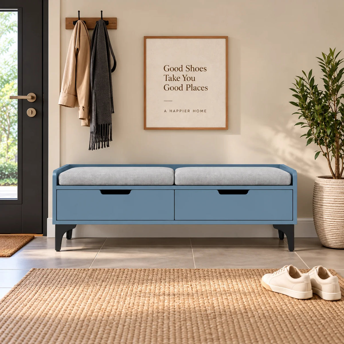 Aveline Upholstered Shoe Storage Bench