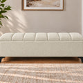 Lennox Channel Upholstered Storage Bench