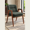 Elviora Solid Wood Upholstered Armchair