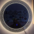 Round Mirror with Inbuilt Light