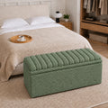 Elara Fluted Storage Ottoman Bench