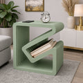 Nightstand Solid Wood Bedside Table with Magazine Shelf - Furely
