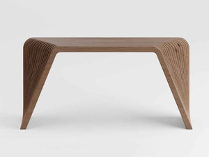 Parametric Side Table – Sculptural Wooden Entryway Table for Living Room | Furely